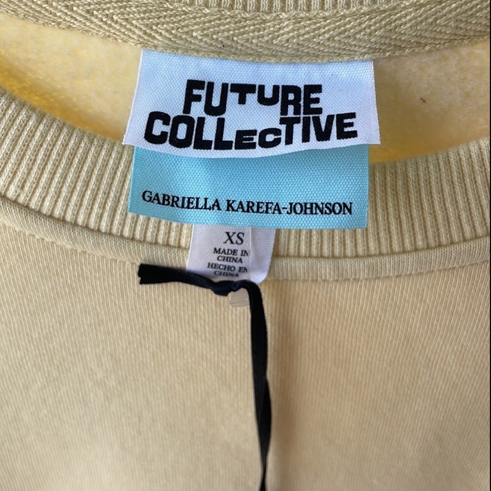 Future Collective Corset Cropped Sweatshirt - Picture 6 of 8